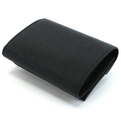 プラダ 三折財布小銭入付き レディース ブランド SAFFIANO TRIANGOLO レザー イタリア 1MH021 NERO ブラック 財布 PRA1MH021051