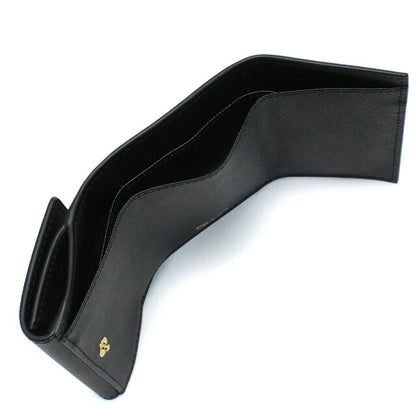 プラダ 三折財布小銭入付き レディース ブランド SAFFIANO TRIANGOLO レザー イタリア 1MH042 NERO ブラック 財布 PRA1MH042021