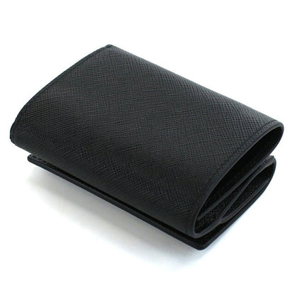 プラダ 三折財布小銭入付き レディース ブランド SAFFIANO TRIANGOLO レザー イタリア 1MH042 NERO ブラック 財布 PRA1MH042021