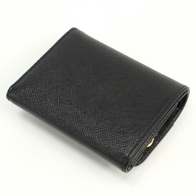 プラダ 三折財布小銭入付き レディース ブランド PRADA イタリア 1MH044 NERO ブラック 財布 PRA1MH044011