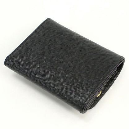 プラダ 三折財布小銭入付き レディース ブランド PRADA イタリア 1MH044 NERO ブラック 財布 PRA1MH044011