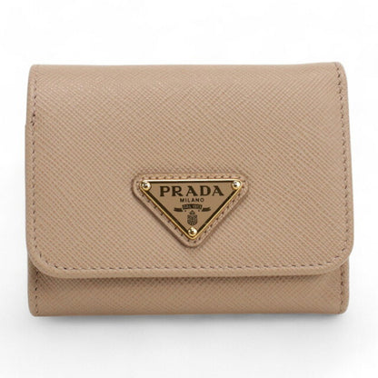 プラダ 三折財布小銭入付き レディース ブランド PRADA イタリア 1MH044 CIPR　ベージュ系 財布 PRA1MH044021