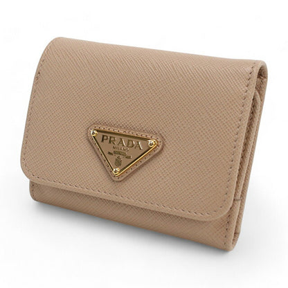 プラダ 三折財布小銭入付き レディース ブランド PRADA イタリア 1MH044 CIPR　ベージュ系 財布 PRA1MH044021