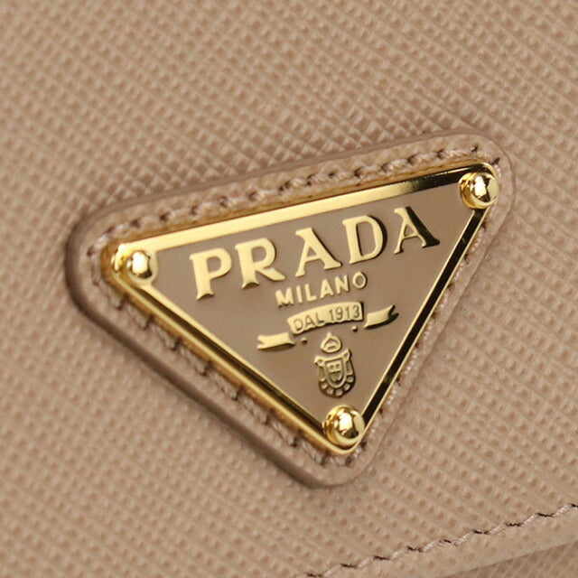 プラダ 三折財布小銭入付き レディース ブランド PRADA イタリア 1MH044 CIPR　ベージュ系 財布 PRA1MH044021