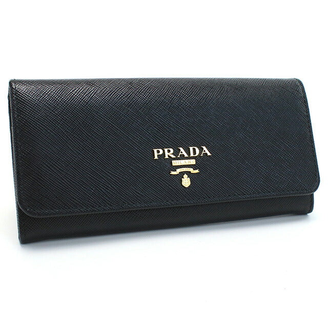 プラダ 長財布ニ折小銭入付き レディース ブランド PRADA 1MH132 NERO 財布 PRA1MH132011