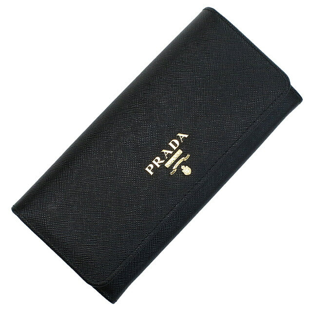 プラダ 長財布ニ折小銭入付き レディース ブランド PRADA 1MH132 NERO 財布 PRA1MH132011