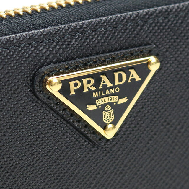 プラダ 長財布ラウンドファスナー レディース ブランド PRADA 1ML506 NERO 財布 PRA1ML506141
