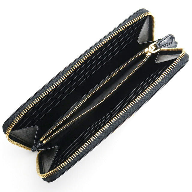 プラダ 長財布ラウンドファスナー レディース ブランド PRADA 1ML506 NERO 財布 PRA1ML506141