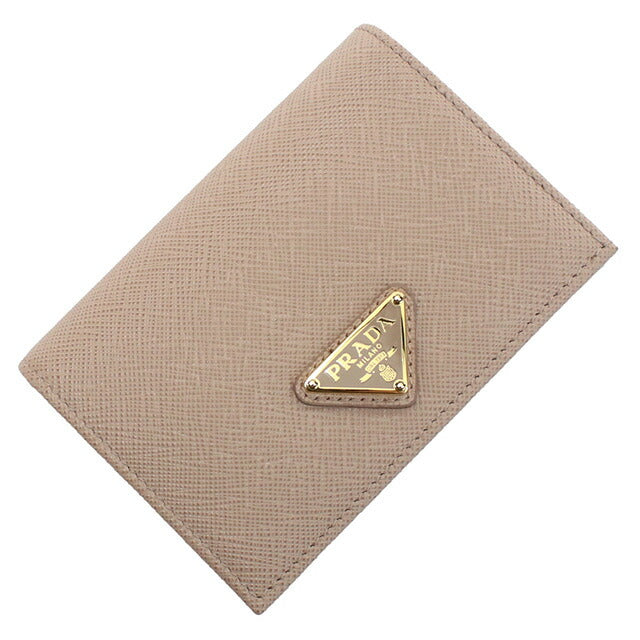 プラダ 二折財布小銭入付き レディース ブランド PRADA SAFFIANO TRIANGOLO レザー イタリア 1MV021 CIPRIA ピンク系 財布 PRA1MV021041