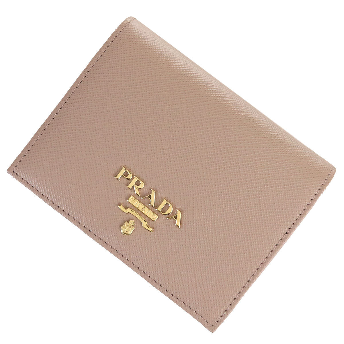 プラダ 二つ折り財布 レディース SAFFIANO METAL レザー