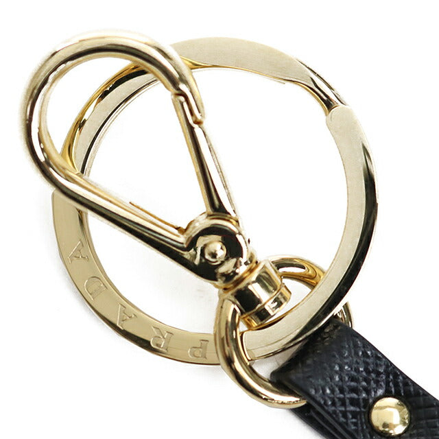 プラダ キーリング レディース ブランド PRADA レザー 1PP128 ブラック PRA1PP128021
