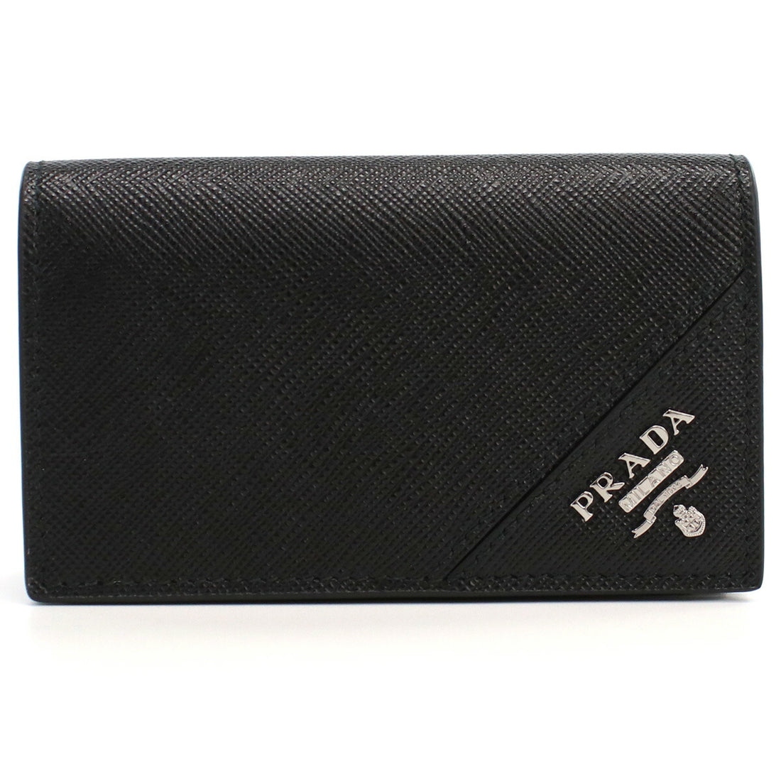 プラダ 名刺入れ レディース SAFFIANO METAL レザー イタリア 2MC122 NERO ブラック 小物 PRA2MC12201