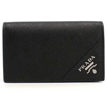 プラダ 名刺入れ レディース SAFFIANO METAL レザー イタリア 2MC122 NERO ブラック 小物 PRA2MC12201