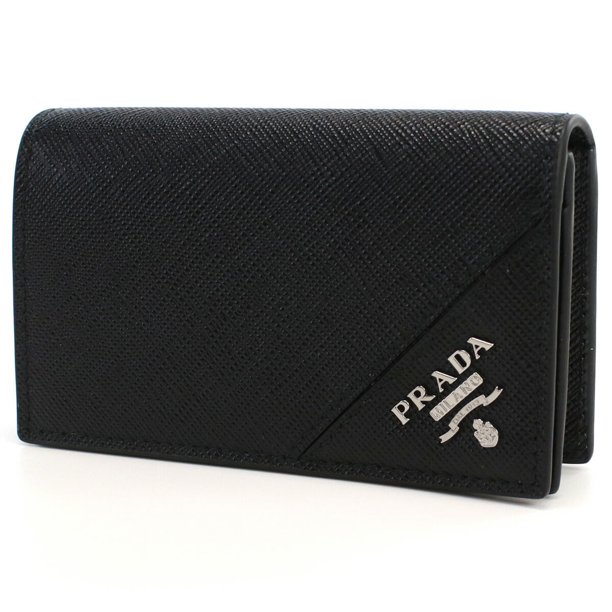 プラダ 名刺入れ レディース SAFFIANO METAL レザー イタリア 2MC122 NERO ブラック 小物 PRA2MC12201