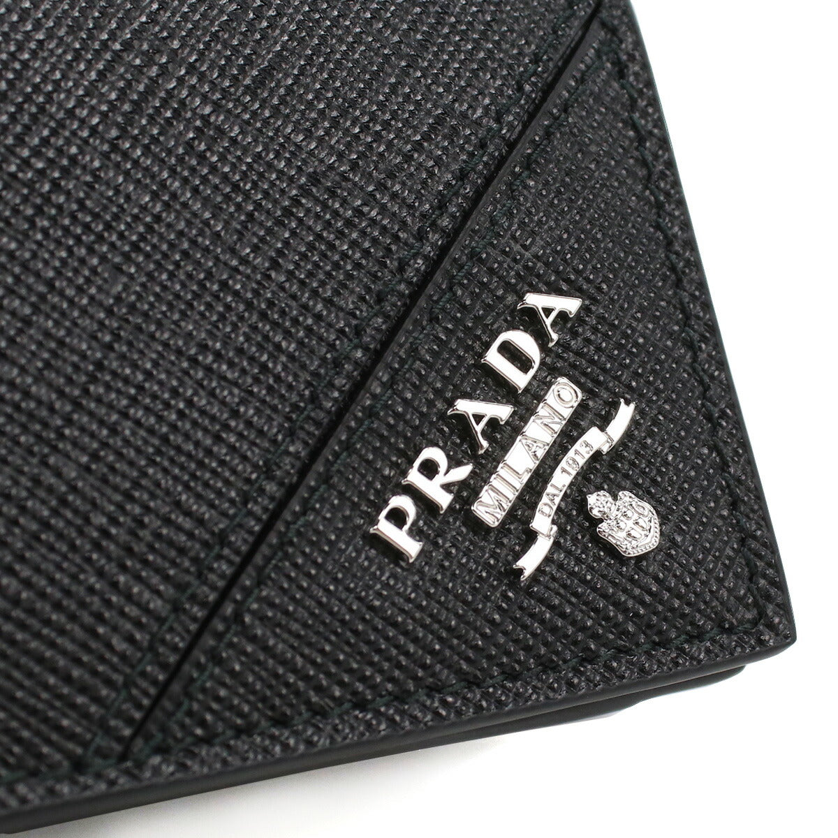 プラダ 名刺入れ レディース SAFFIANO METAL レザー イタリア 2MC122 NERO ブラック 小物 PRA2MC12201