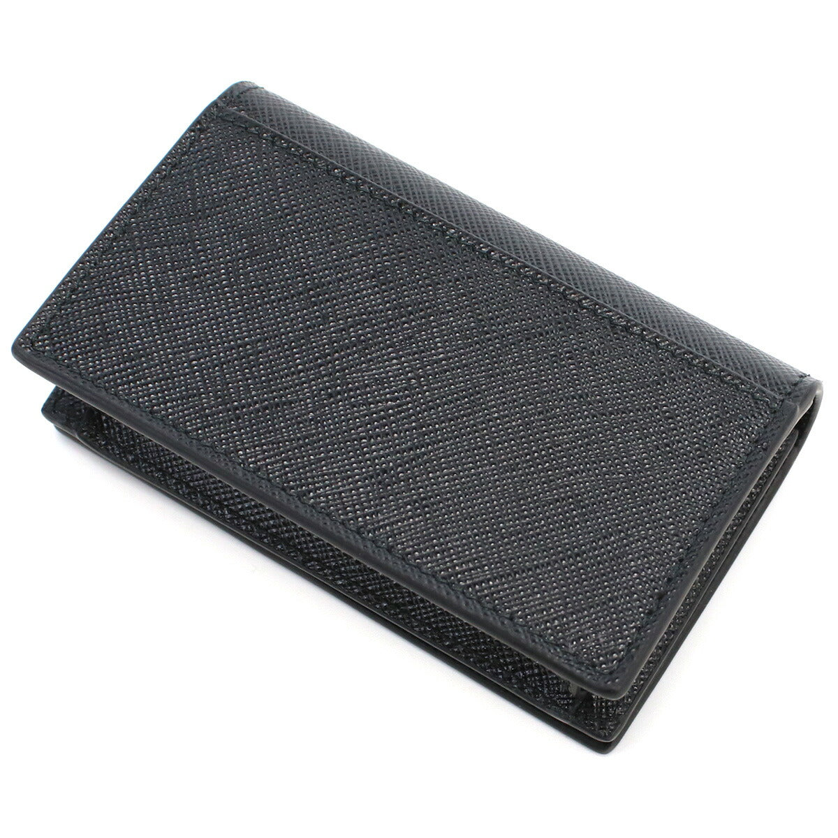早い者勝ち！！PRADA 名刺入れ 黒 イタリア製 プラダ 名刺入れ レディース SAFFIANO METAL レザー イタリア