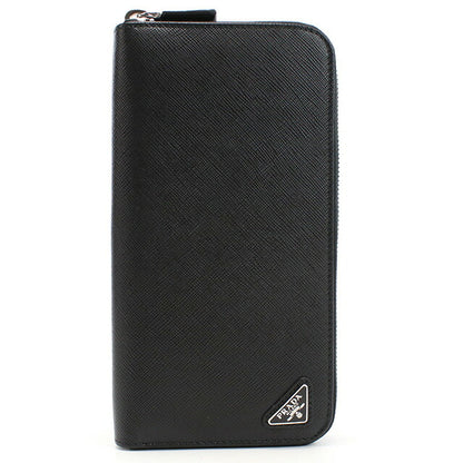 プラダ 長財布ラウンドファスナー メンズ ブランド PRADA イタリア 2ML317 NERO ブラック 財布 PRA2ML317071