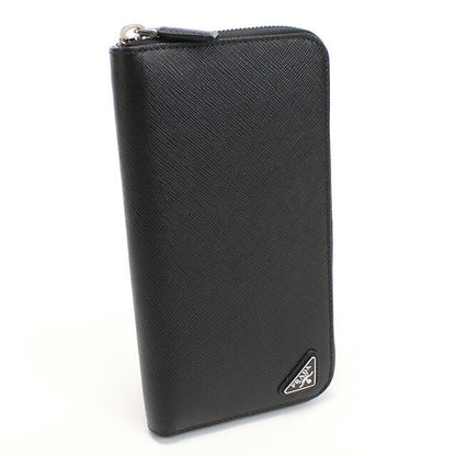 プラダ 長財布ラウンドファスナー メンズ ブランド PRADA イタリア 2ML317 NERO ブラック 財布 PRA2ML317071