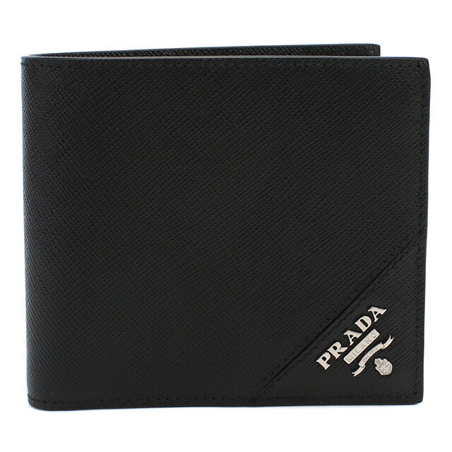 プラダ 二折財布小銭入付き メンズ ブランド PRADA 2MO738 NERO 財布 PRA2MO738011