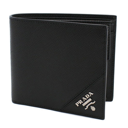 プラダ 二折財布小銭入付き メンズ ブランド PRADA 2MO738 NERO 財布 PRA2MO738011