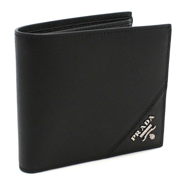 プラダ 二折財布小銭入付き メンズ ブランド PRADA 2MO738 NERO 財布 PRA2MO738011