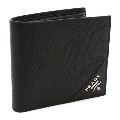 プラダ 二折財布小銭入付き メンズ ブランド PRADA 2MO738 NERO 財布 PRA2MO738011