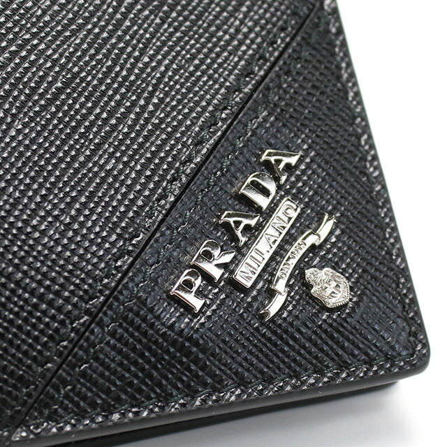 プラダ 二折財布小銭入付き メンズ ブランド PRADA 2MO738 NERO 財布 PRA2MO738011