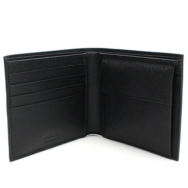 プラダ 二折財布小銭入付き メンズ ブランド PRADA 2MO738 NERO 財布 PRA2MO738011