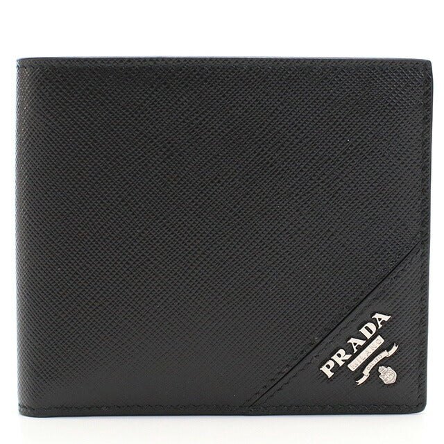 プラダ 二折財布小銭入付き メンズ ブランド PRADA 2MO738 NERO 財布 PRA2MO738011