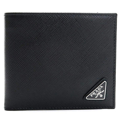 プラダ 二つ折り財布 二折財布小銭入付き 二つ折り財布 二折財布 メンズ ブランド PRADA 2MO738 NERO PRA2MO738081