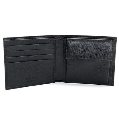 プラダ 二つ折り財布 二折財布小銭入付き 二つ折り財布 二折財布 メンズ ブランド PRADA 2MO738 NERO PRA2MO738081