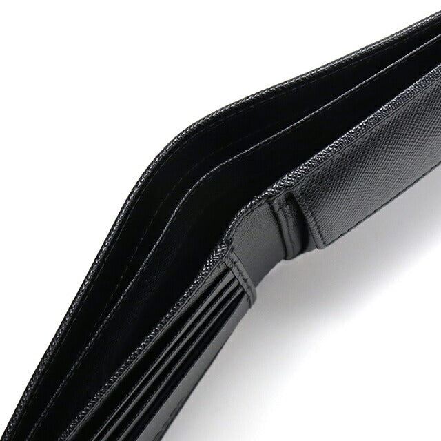 プラダ 二つ折り財布 二折財布小銭入付き 二つ折り財布 二折財布 メンズ ブランド PRADA 2MO738 NERO PRA2MO738081