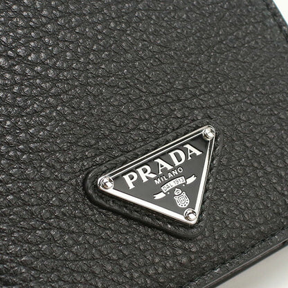プラダ 二折財布小銭入付き メンズ ブランド PRADA 2MO738 ブラック 財布 PRA2MO738151
