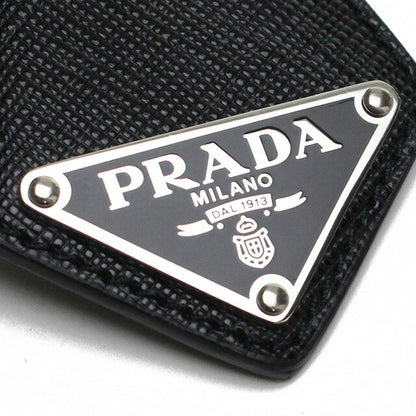 PRADA Key Ring Unisex Brand PRADA 2PP041 Black Accessories PRA2PP041011