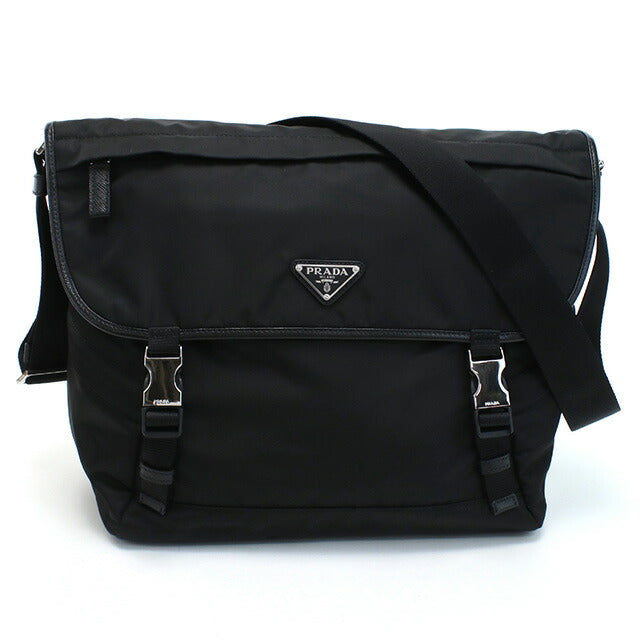プラダ 斜め掛けショルダーバッグ メンズ ブランド TESSUTO ナイロン イタリア 2VD052 NERO ブラック バッグ PRA2VD052011