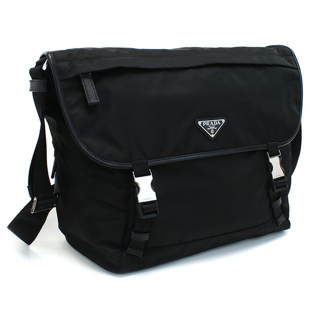プラダ 斜め掛けショルダーバッグ メンズ ブランド TESSUTO ナイロン イタリア 2VD052 NERO ブラック バッグ PRA2VD052011