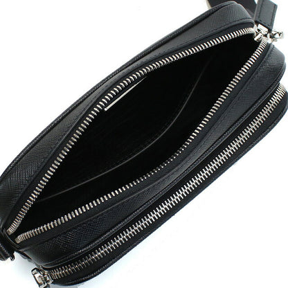 プラダ 斜め掛け ショルダーバッグ メンズ ブランド PRADA SAFFIANO TRAVEL レザー イタリア 2VH170 NERO ブラック バッグ PRA2VH170011