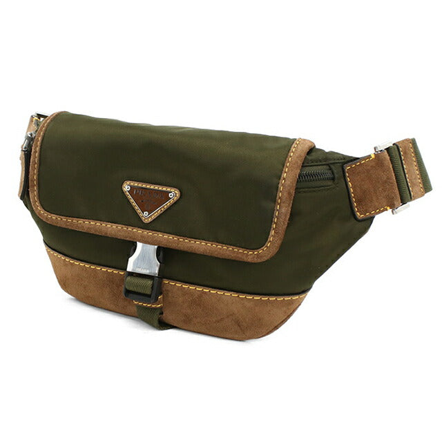 プラダ ボディバッグ メンズ ブランド PRADA 2VH176 カーキ バッグ