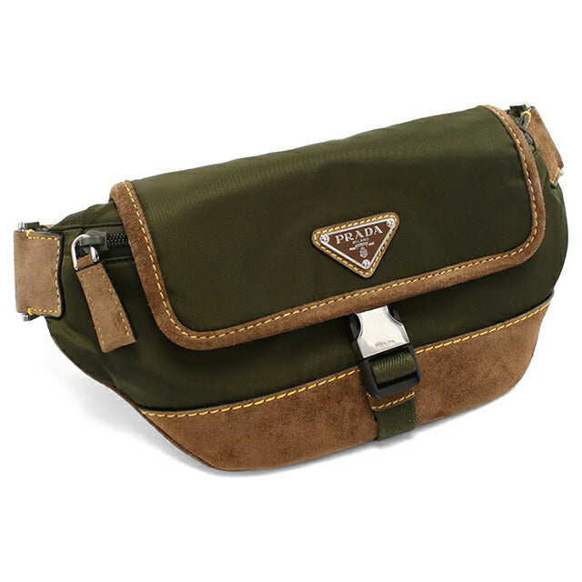 プラダ ボディバッグ メンズ ブランド PRADA 2VH176 カーキ バッグ