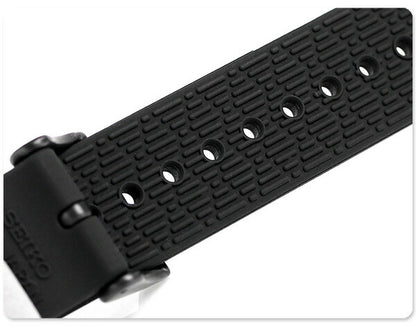 Seiko Prospex替换皮带硅胶22mm R7C03DR Seiko Seiko Black R7C03DR