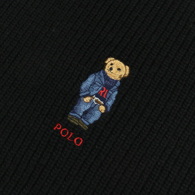 ラルフローレン マフラー ユニセックス ブランド RALPH LAUREN PC1269 ブラック 小物 RALPC1269011