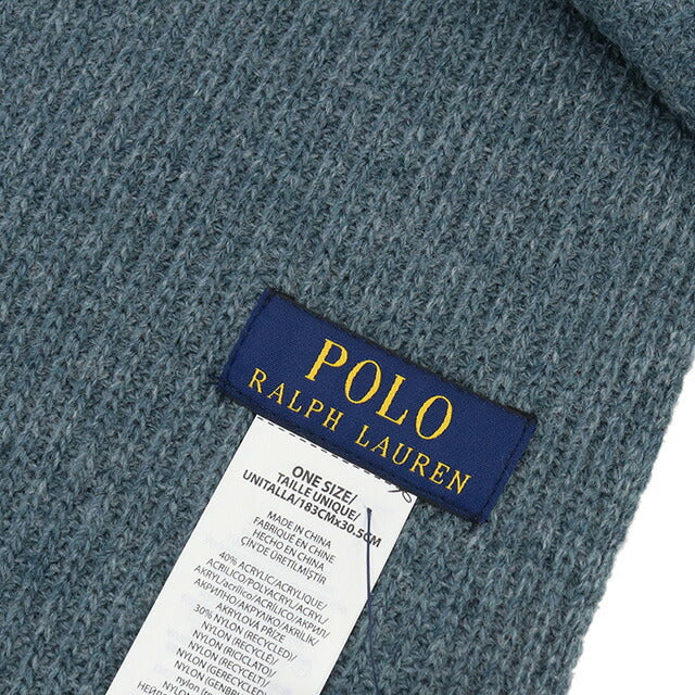 ラルフローレン マフラー ユニセックス ブランド RALPH LAUREN PC1269 ブルー系 小物 RALPC1269031