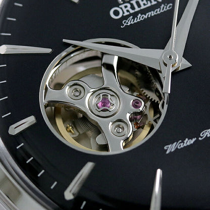 オリエント 腕時計 ブランド クラシック セミスケルトン 40.5mm 自動巻き 機械式 RN-AG0007B 革ベルト 時計 メンズ RN-AG0007B