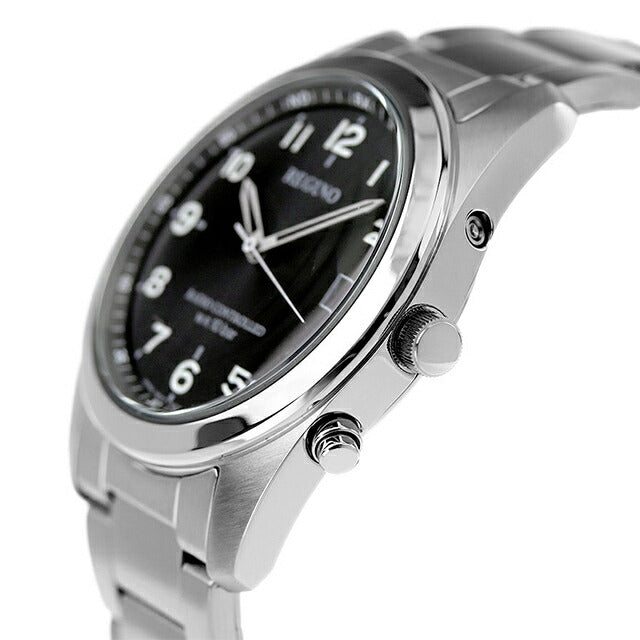 Citizen Regno Eco Drive Solar Radio Watch Black Arabia RS25-0481H Watch Brand Men&