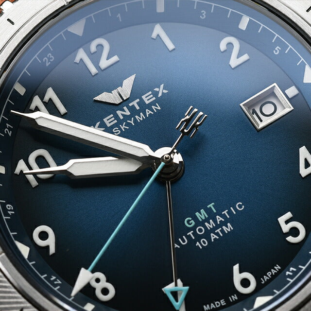 S809M-02 ｜ ケンテックス スカイマンGMT 自動巻き
