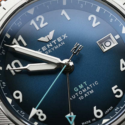 S809M-02 ｜ ケンテックス スカイマンGMT 自動巻き