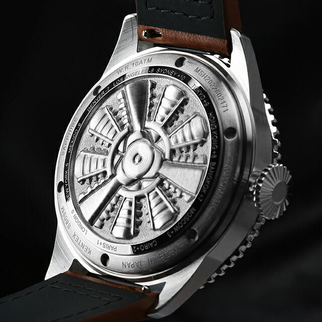 S809M-02 ｜ ケンテックス スカイマンGMT 自動巻き