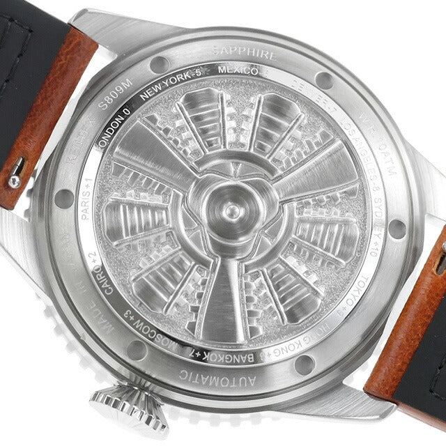 S809M-02 ｜ ケンテックス スカイマンGMT 自動巻き