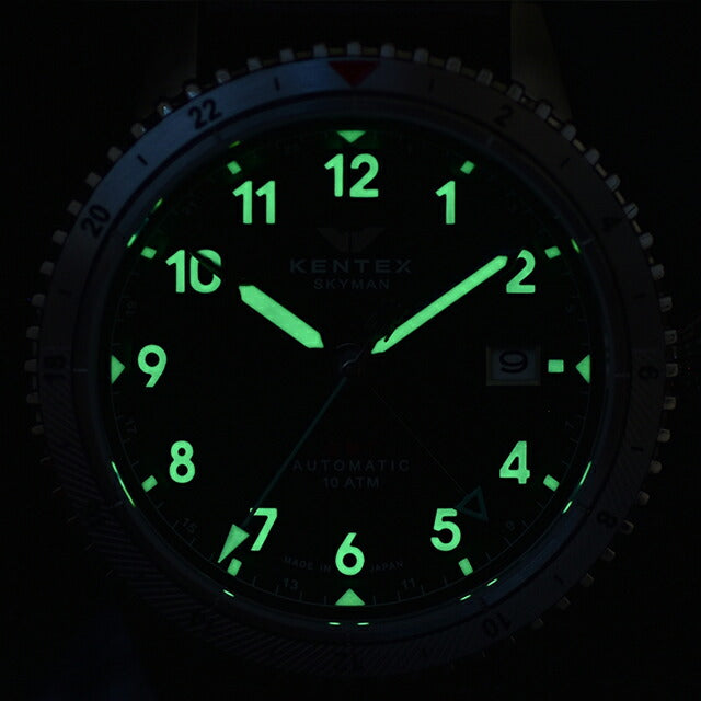 S809M-03 ｜ ケンテックス スカイマンGMT 自動巻き