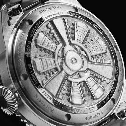 S809M-03 ｜ ケンテックス スカイマンGMT 自動巻き
